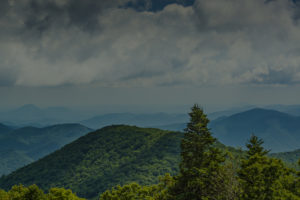 Faded image of summer in the Georgia mountains near Helen GA